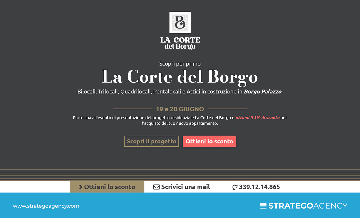 Landing Page La Corte Del Borgo