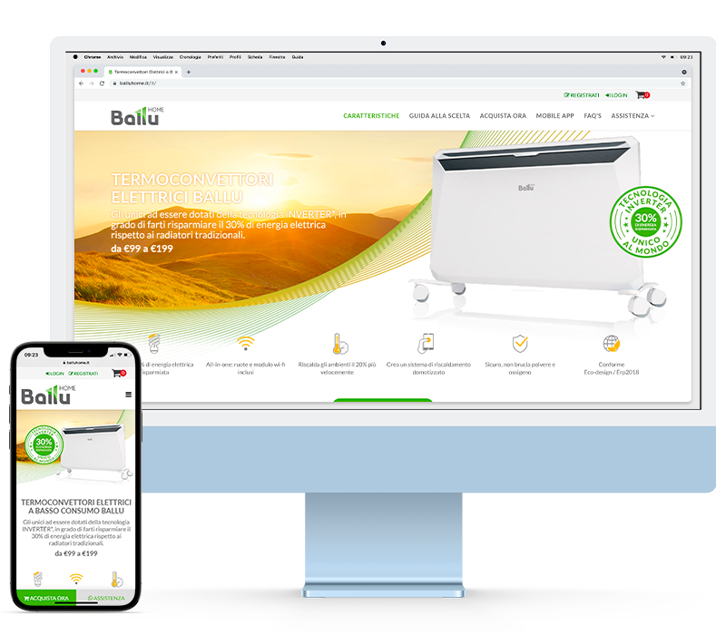 Sito E-Commerce di Ballu Home