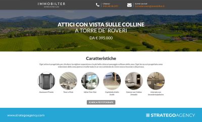 Landing Page Attici Zerra Immobilter