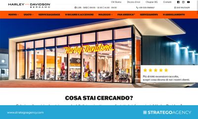 Sito Web Harley Davidson Bergamo
